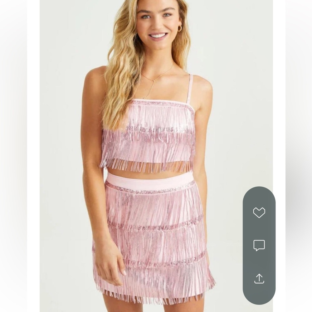 Altar’d state Kacey top & skirt - XS